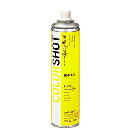 Picture of 40083 COLORSHOT Gloss Spray Paint Emoji (Yellow) 10 oz.