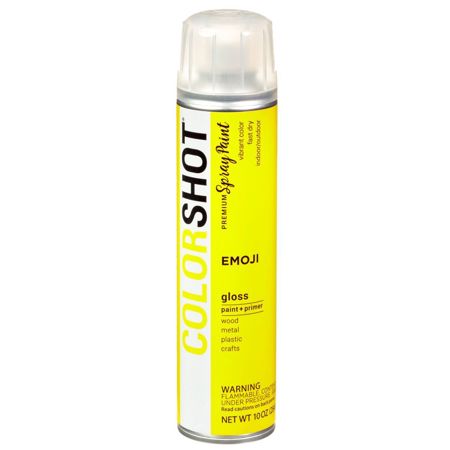 Picture of 40083 COLORSHOT Gloss Spray Paint Emoji (Yellow) 10 oz.