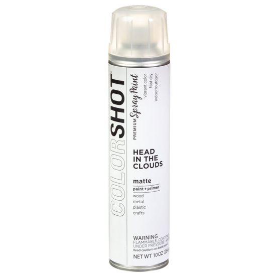 Picture of 40109 COLORSHOT Matte Spray Paint Head in the Clouds (White) 10 oz.