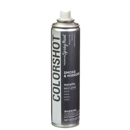 Picture of 40118 COLORSHOT Metallic Spray Paint Smoke & Mirrors (Dark Gray Metallic) 9 oz.