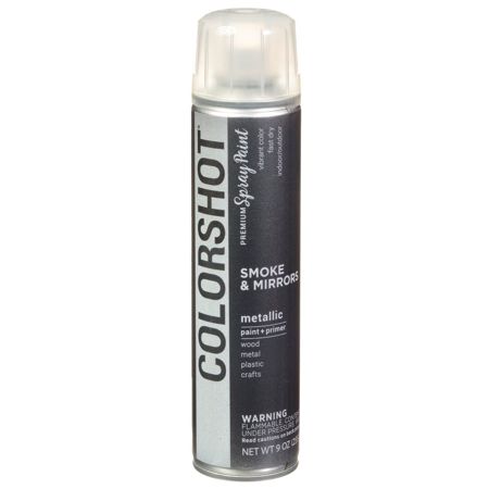 Picture of 40118 COLORSHOT Metallic Spray Paint Smoke & Mirrors (Dark Gray Metallic) 9 oz.