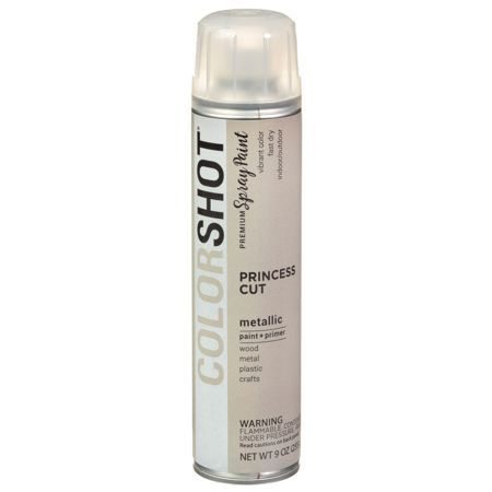 Picture of 40116 COLORSHOT Metallic Spray Paint Princess Cut (Nickel Metallic) 9 oz.