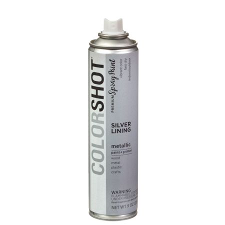 Picture of 40117 COLORSHOT Metallic Spray Paint Silver Lining (Silver Metallic) 9 oz.