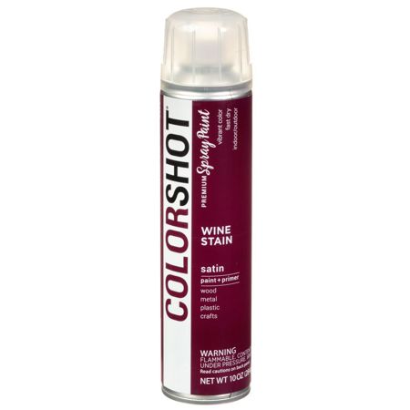 Picture of 40078 COLORSHOT Satin Spray Paint Wine Stain (Burgundy) 10 oz.