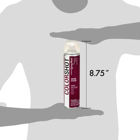 Picture of 40078 COLORSHOT Satin Spray Paint Wine Stain (Burgundy) 10 oz.