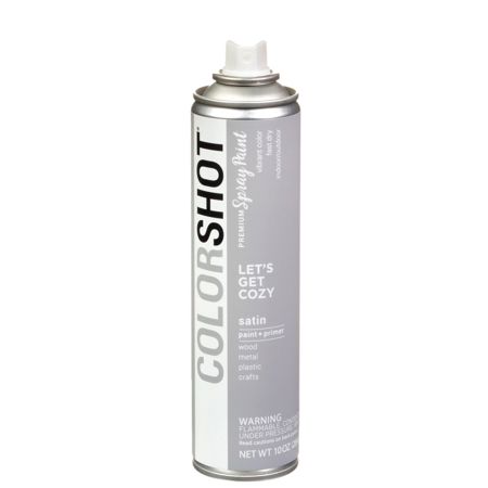 Picture of 40101 COLORSHOT Satin Spray Paint Let's Get Cozy (Light Gray) 10 oz.