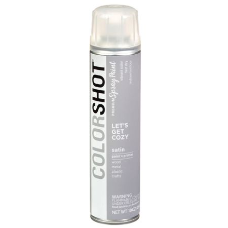 Picture of 40101 COLORSHOT Satin Spray Paint Let's Get Cozy (Light Gray) 10 oz.