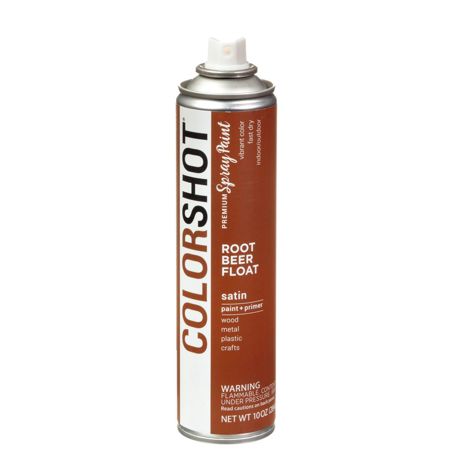 Picture of 40098 COLORSHOT Satin Spray Paint Root Beer Float (Medium Brown) 10 oz.