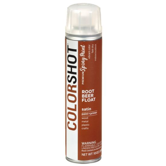 Picture of 40098 COLORSHOT Satin Spray Paint Root Beer Float (Medium Brown) 10 oz.