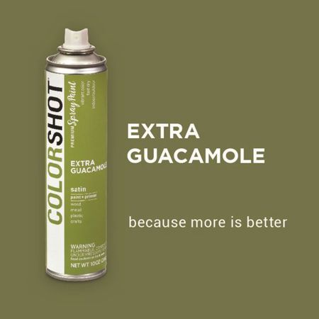 Picture of 40087 COLORSHOT Satin Spray Paint Extra Guacamole (Avocado) 10 oz.