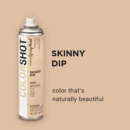 Picture of 40097 COLORSHOT Satin Spray Paint Skinny Dip (Beige) 10 oz.