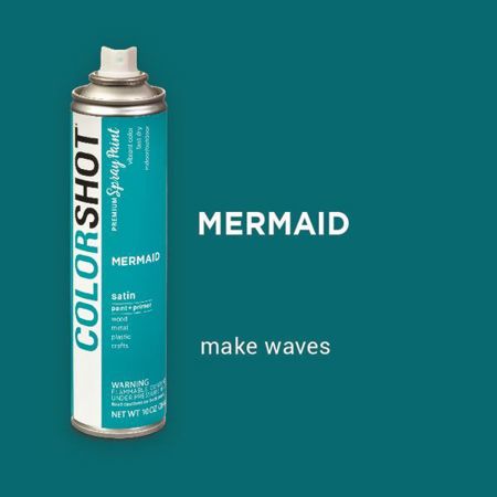 Picture of 40089 COLORSHOT Satin Spray Paint Mermaid (Teal) 10 oz.