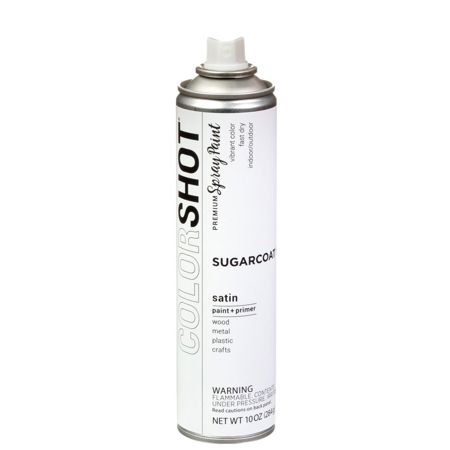 Picture of 40108 COLORSHOT Satin Spray Paint Sugarcoat It (White) 10 oz.