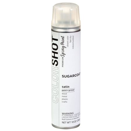 Picture of 40108 COLORSHOT Satin Spray Paint Sugarcoat It (White) 10 oz.