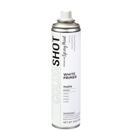 Picture of 40121 COLORSHOT Matte Spray Paint White Primer (White) 10 oz.