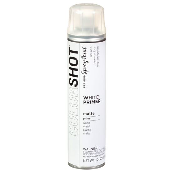 Picture of 40121 COLORSHOT Matte Spray Paint White Primer (White) 10 oz.