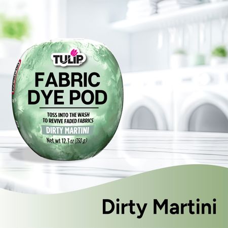 Picture of 48593 Tulip Fabric Dye Pod Dirty Martini (green)