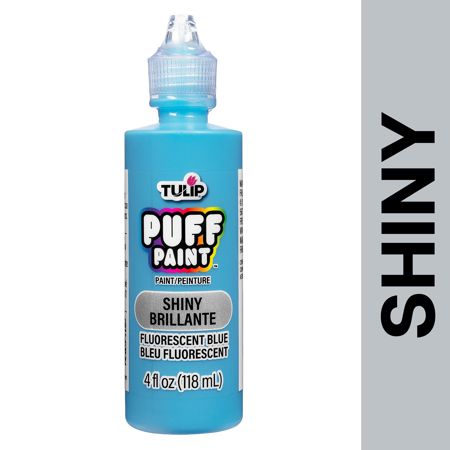 Picture of 41429 Tulip Puff Paint Shiny Fluorescent Blue 4 fl. oz.