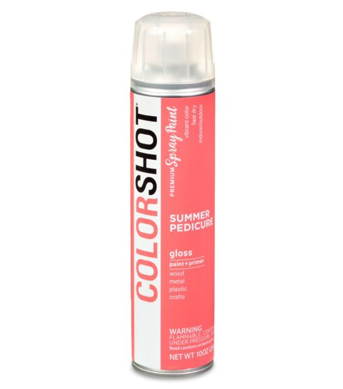 Picture of 48279 COLORSHOT Gloss Spray Paint Summer Pedicure (Coral) 10 oz.