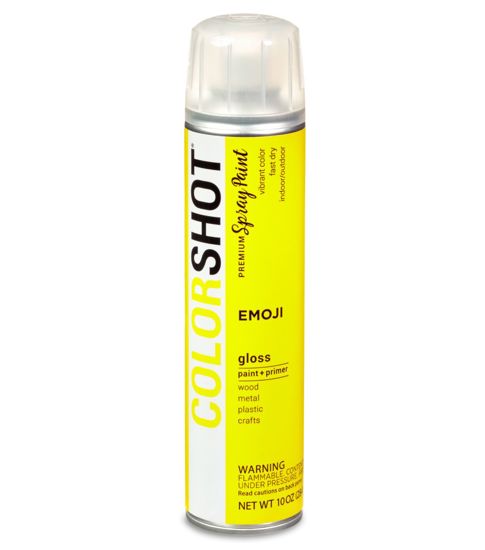 Picture of 48280 COLORSHOT Gloss Spray Paint Emoji (Yellow) 10 oz.