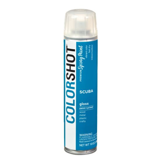 Picture of 48287 COLORSHOT Gloss Spray Paint Scuba (Marine Blue) 10 oz.