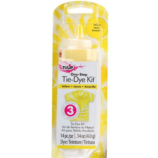 Yellow 1 Color Tie Dye Kit