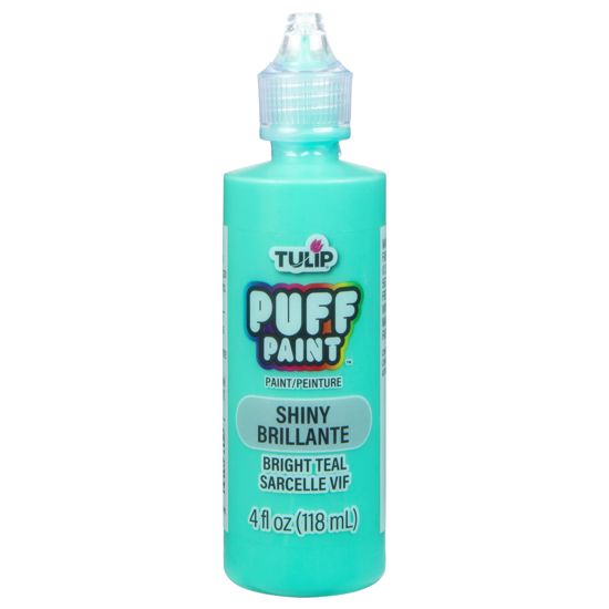 Picture of 30716 Tulip Puff Paint Shiny Bright Teal 4 fl. oz.