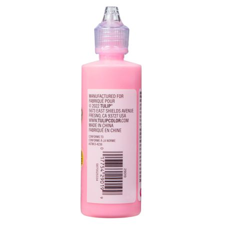 Picture of 29019 Tulip Dimensional Fabric Paint Glow Pink 4 fl. oz.