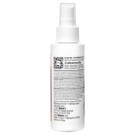 Picture of 44074 Aleene's Fabric Fusion Spray Pump 4 fl. oz. Back side