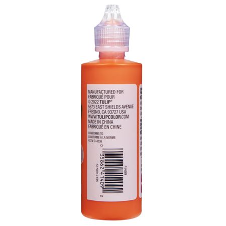 Picture of 41409 Tulip Dimensional Fabric Paint Slick Orange 4 fl. oz.