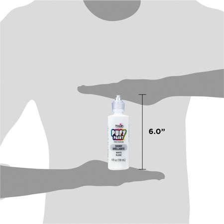 Picture of 41406 Tulip Dimensional Fabric Paint Slick White 4 fl. oz.