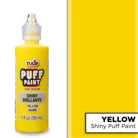 Picture of 41408 Tulip Puff Paint Shiny Yellow 4 fl. oz.