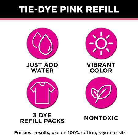 Picture of 47320 One-Step Tie-Dye Refills Pink