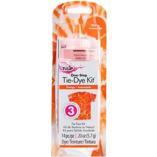 Tulip Orange 1 Color Tie Dye Kit