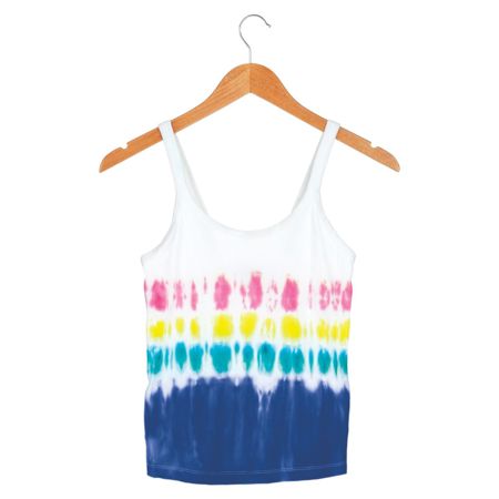 45523 Stripes Technique Tie-Dye Kit tank top project