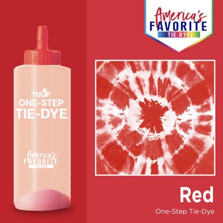 Tulip® One-Step Tie Dye Mini Kit Patriot - red bottle swatch