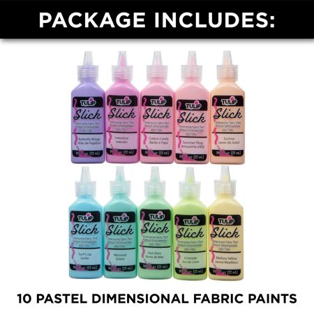 Picture of 47299                               TULIP DFP MULTI 0.75OZ PASTEL 10 PACK             