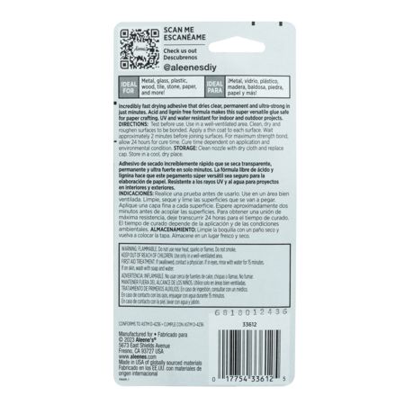 Picture of 33612 Aleene's Rapid Dry Mixed-Media Adhesive 1.5 fl. oz.