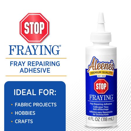 Picture of 15629 Aleene's Stop Fraying Permanent Fabric Adhesive 4 fl. oz.