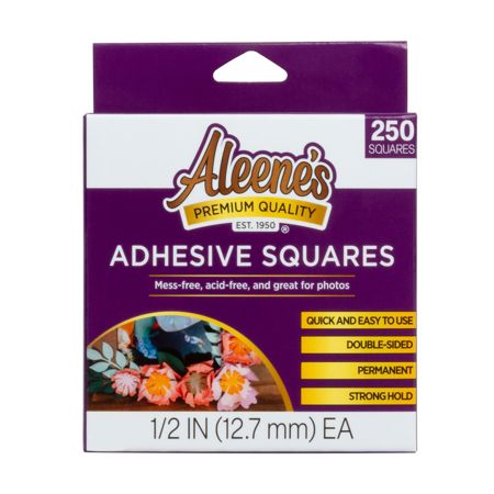 Picture of 48978 Aleene's Adhesive Squares 1/2" Roll 250 Count