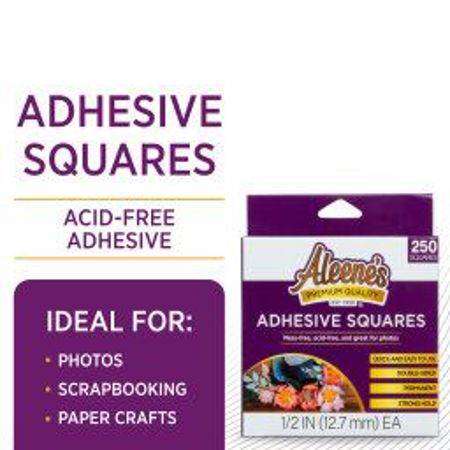 Picture of 48978 Aleene's Adhesive Squares 1/2" Roll 250 Count