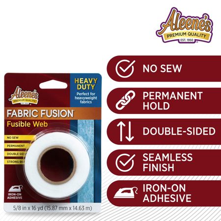 Picture of 49055 Aleene’s Fabric Fusion Heavy Duty Fusible Web 5/8 in x 16 yd