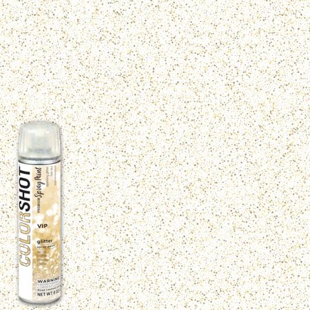 Picture of 47013 COLORSHOT Glitter Spray Paint VIP (Gold) 8 oz.