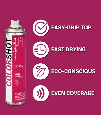 Picture of 48274 COLORSHOT Gloss Spray Paint Cosmo (Dark Pink) 10 oz.