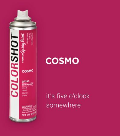 Picture of 48274 COLORSHOT Gloss Spray Paint Cosmo (Dark Pink) 10 oz.