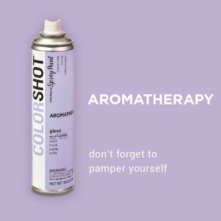 Picture of 48292 COLORSHOT Gloss Spray Paint Aromatherapy (Periwinkle) 10 oz.