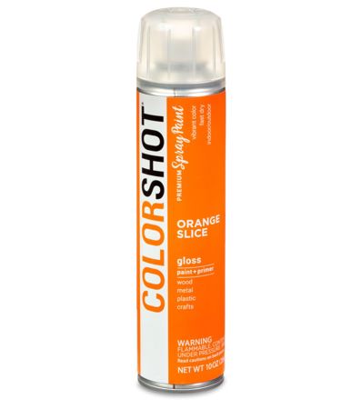 Picture of 48278 COLORSHOT Gloss Spray Paint Orange Slice (Orange) 10 oz.