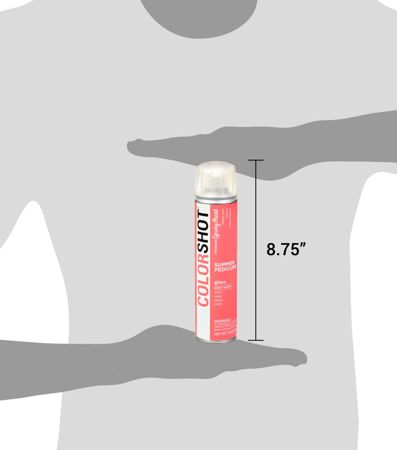 Picture of 48279 COLORSHOT Gloss Spray Paint Summer Pedicure (Coral) 10 oz.