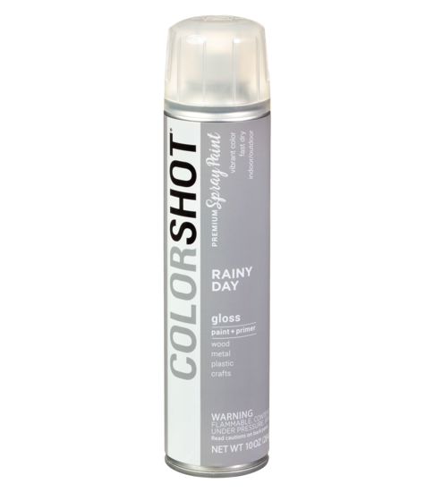 Picture of 48297 COLORSHOT Gloss Spray Paint Rainy Day (Light Gray) 10 oz.