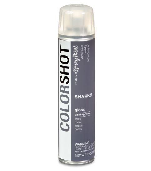 Picture of 48299 COLORSHOT Gloss Spray Paint Shark! (Dark Gray) 10 oz.